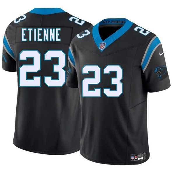 Men & Women & Youth Carolina Panthers #23 Trevor Etienne Black 2025 Draft F.U.S.E. Vapor Limited Stitched Jersey->buffalo bills->NFL Jersey